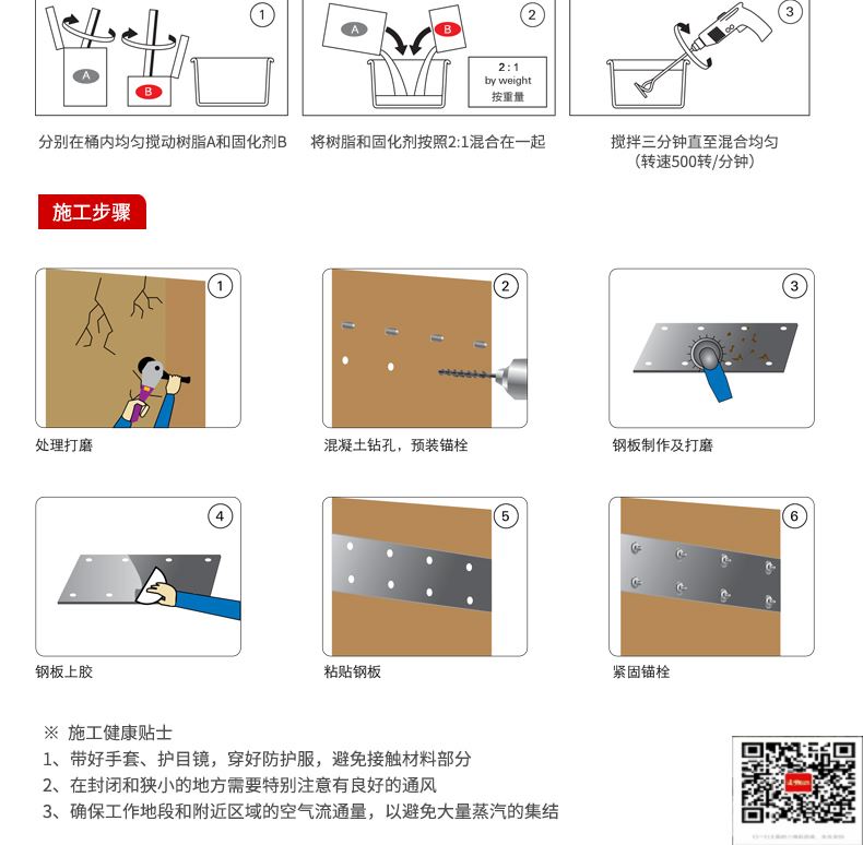 包钢凉城粘钢加固施工过程